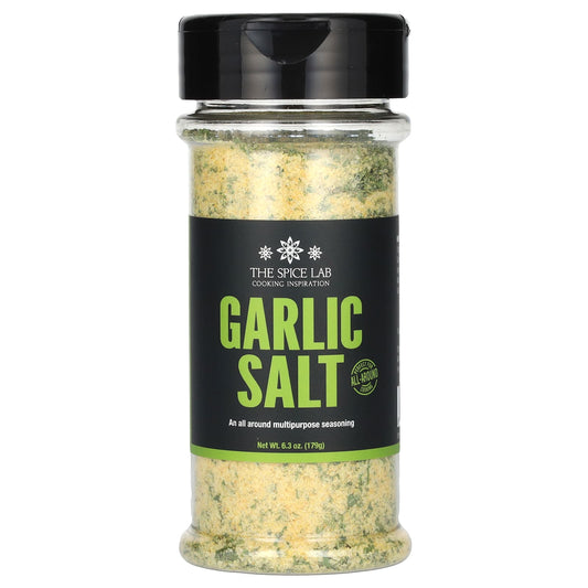 The Spice Lab, Garlic Salt, 6.3 oz (179 g) - Image 1
