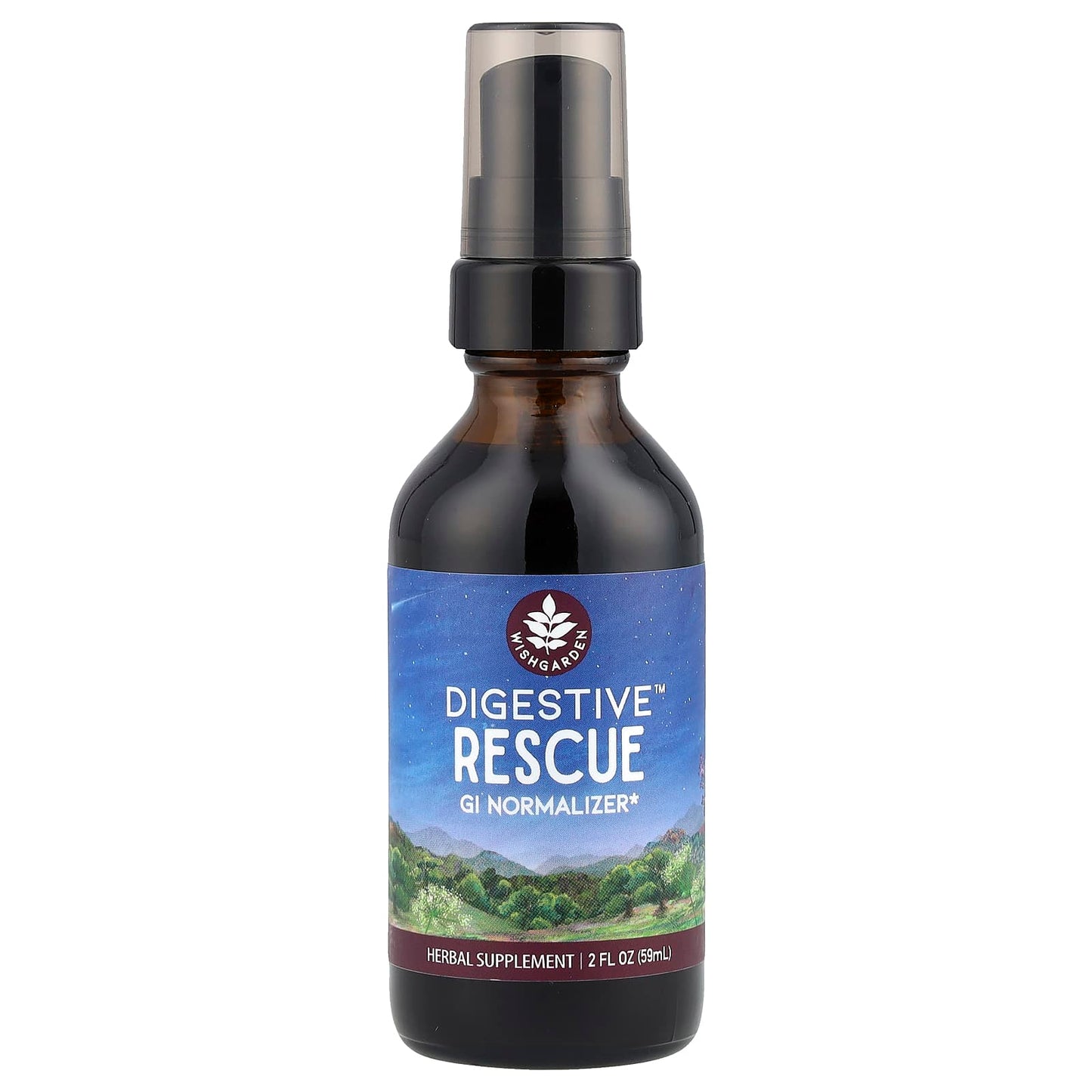 WishGarden Herbs, Digestive™ Rescue, 2 fl oz (59 ml) - Image 1