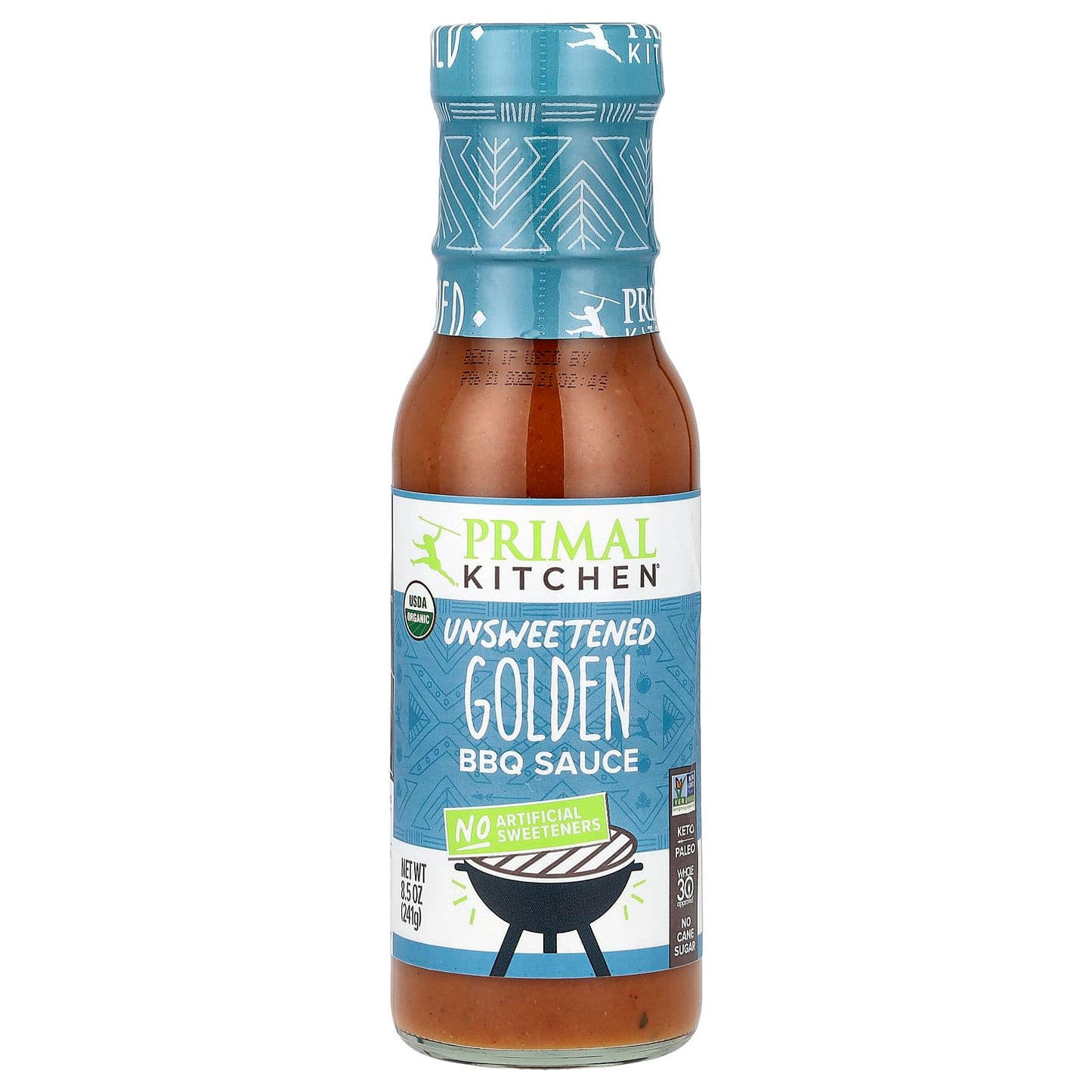 Primal Kitchen, Golden BBQ Sauce, Unsweetened, 8.5 oz (241 g) - Image 1