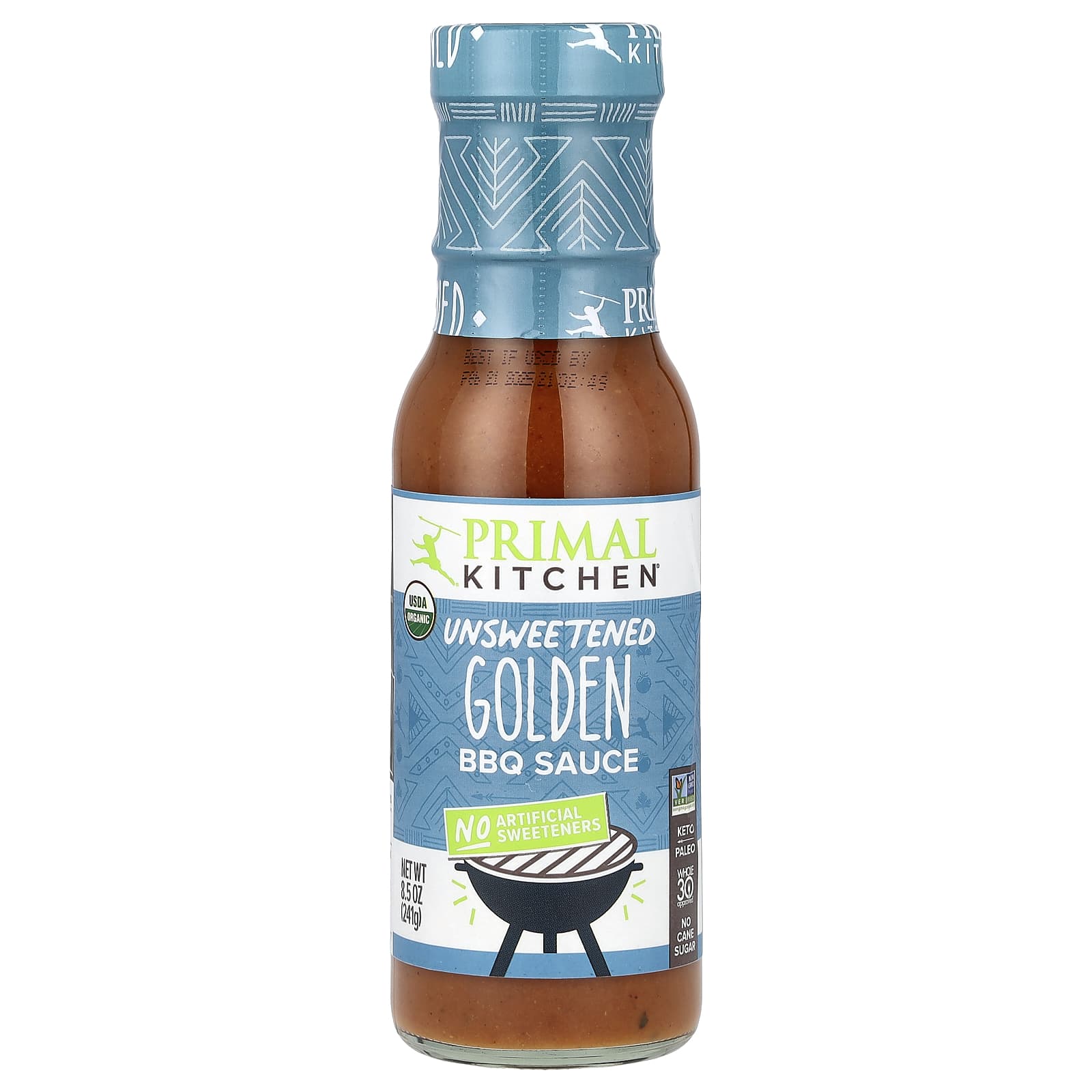 Primal Kitchen, Golden BBQ Sauce, Unsweetened, 8.5 oz (241 g) - Image 1