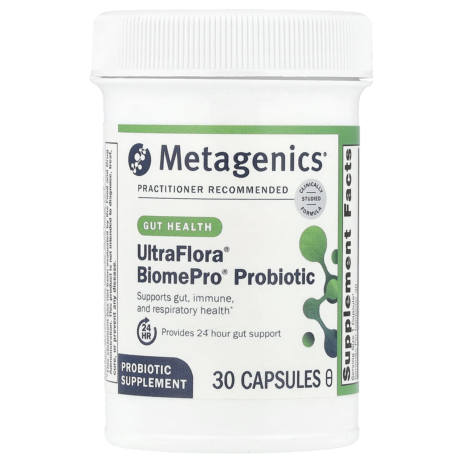 Metagenics, UltraFlora® BiomePro® Probiotics, 105 Billion CFU, 30 Capsules - Image 1