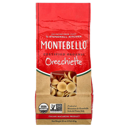 Montebello, Organic Orecchiette, 16 oz (454 g) - Image 1