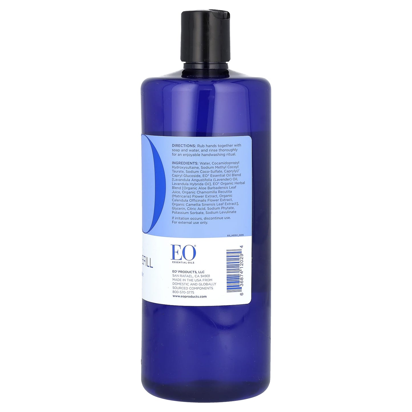 Calming French Lavender Hand Soap Refill, 32 fl oz, Cruelty-Free & Vegan - Image 2