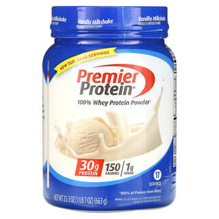 Vanilla Milkshake Whey Protein Powder by Premier Protein (663g, 1lb 7oz)