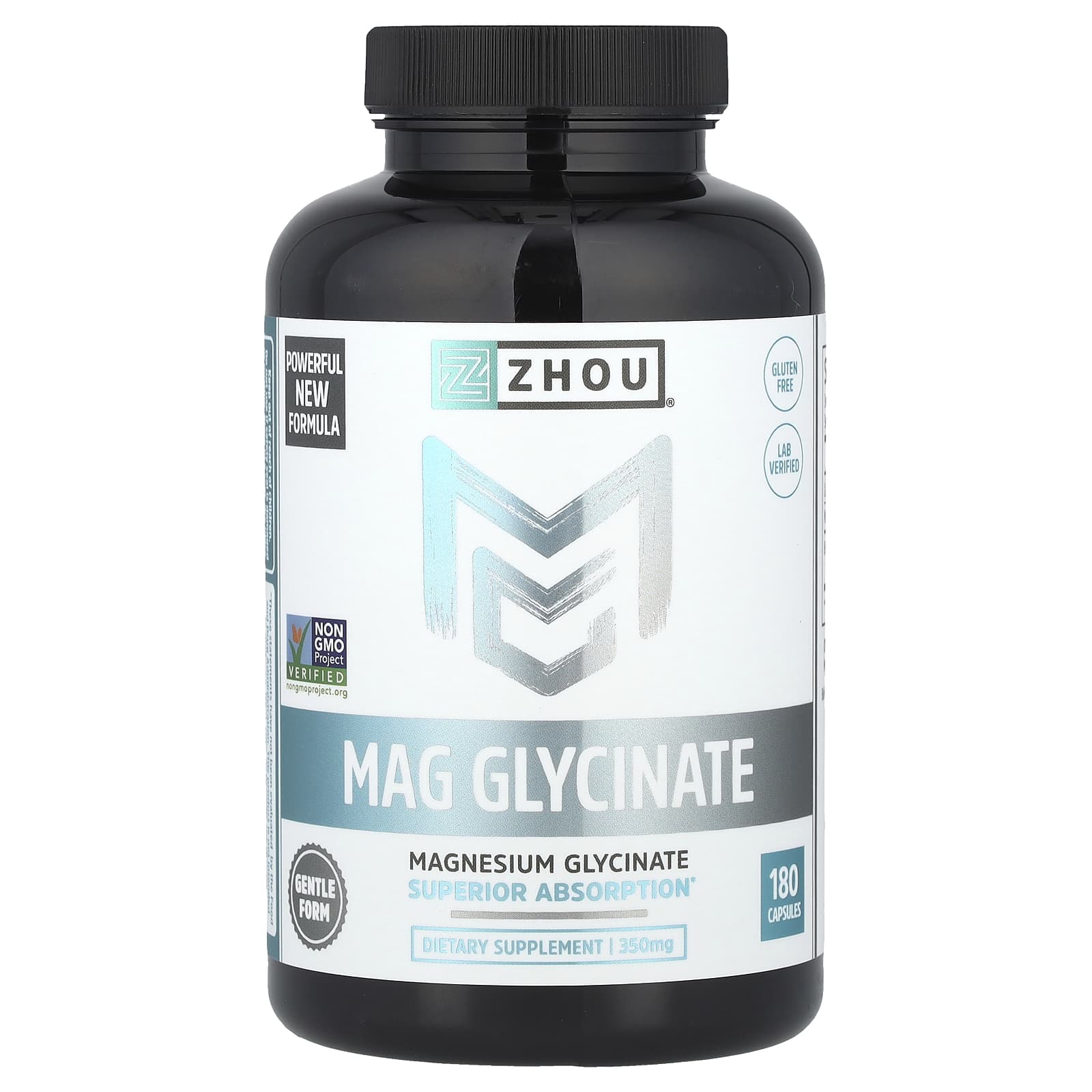 Zhou Nutrition, Mag Glycinate, 180 Capsules - Image 1