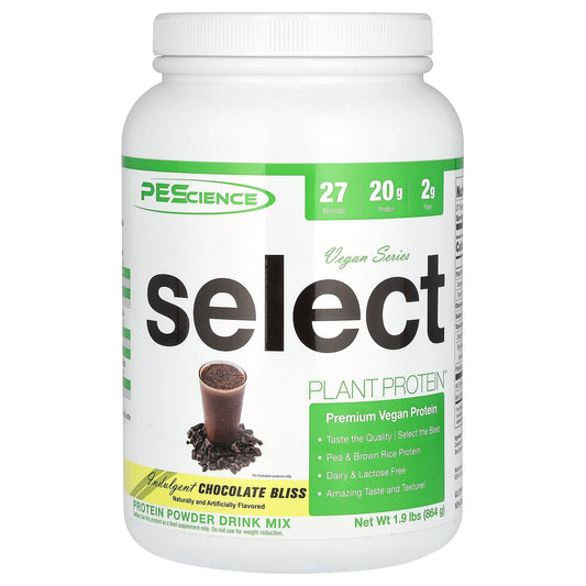 PEScience, Vegan Series, Select Plant Protein™, Indulgent Chocolate Bliss, 1.9 lbs (864 g) - Image 1