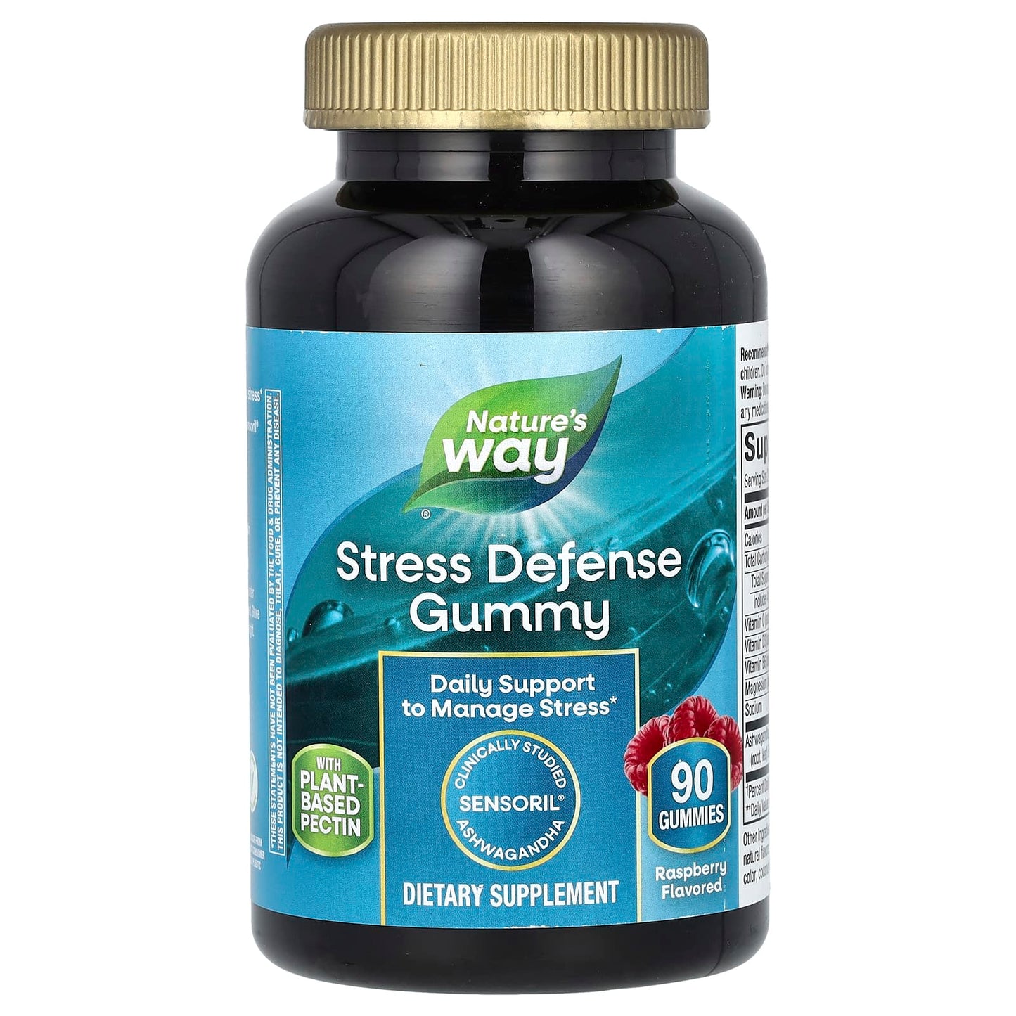 Nature's Way, Stress Defense Gummy, Raspberry, 90 Gummies - Image 1