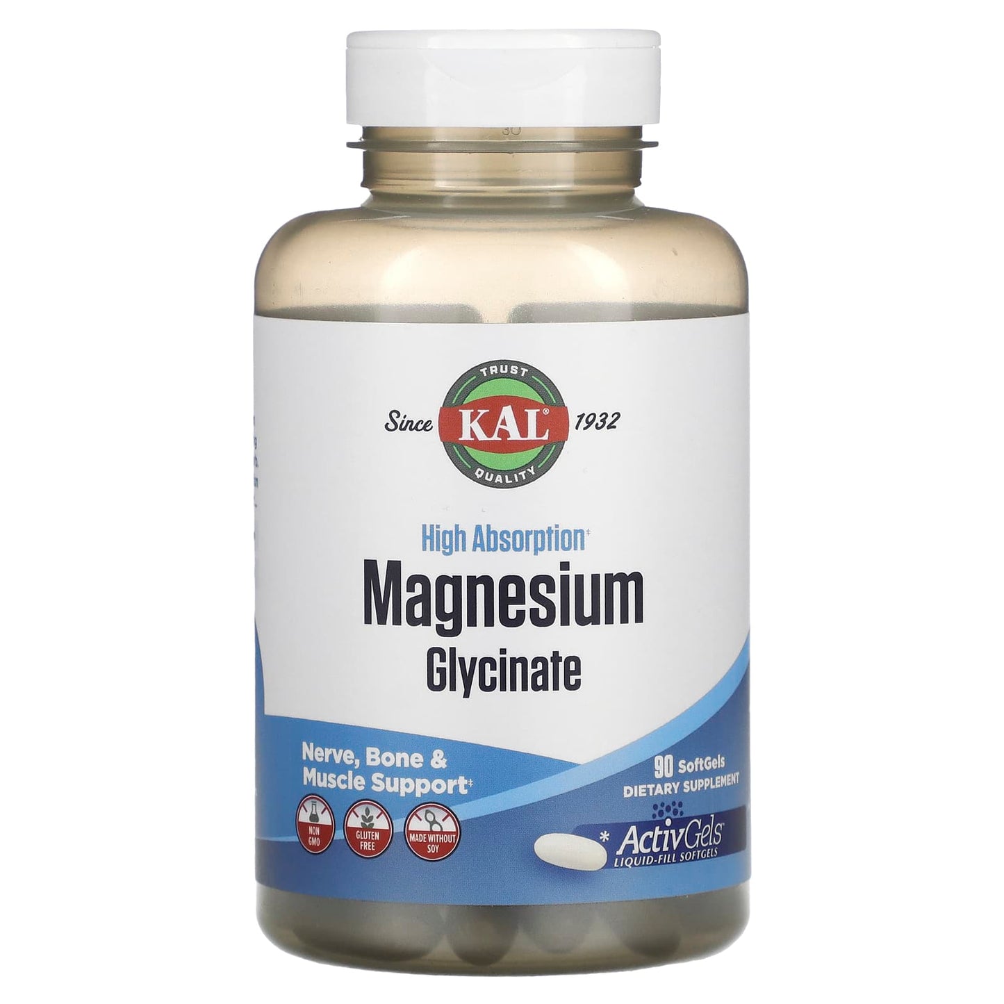 High Absorption Magnesium Glycinate for Nerve, Bone, and Muscle Support - Image 1