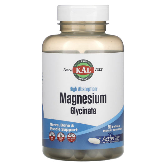 High Absorption Magnesium Glycinate for Nerve, Bone, and Muscle Support - Image 1