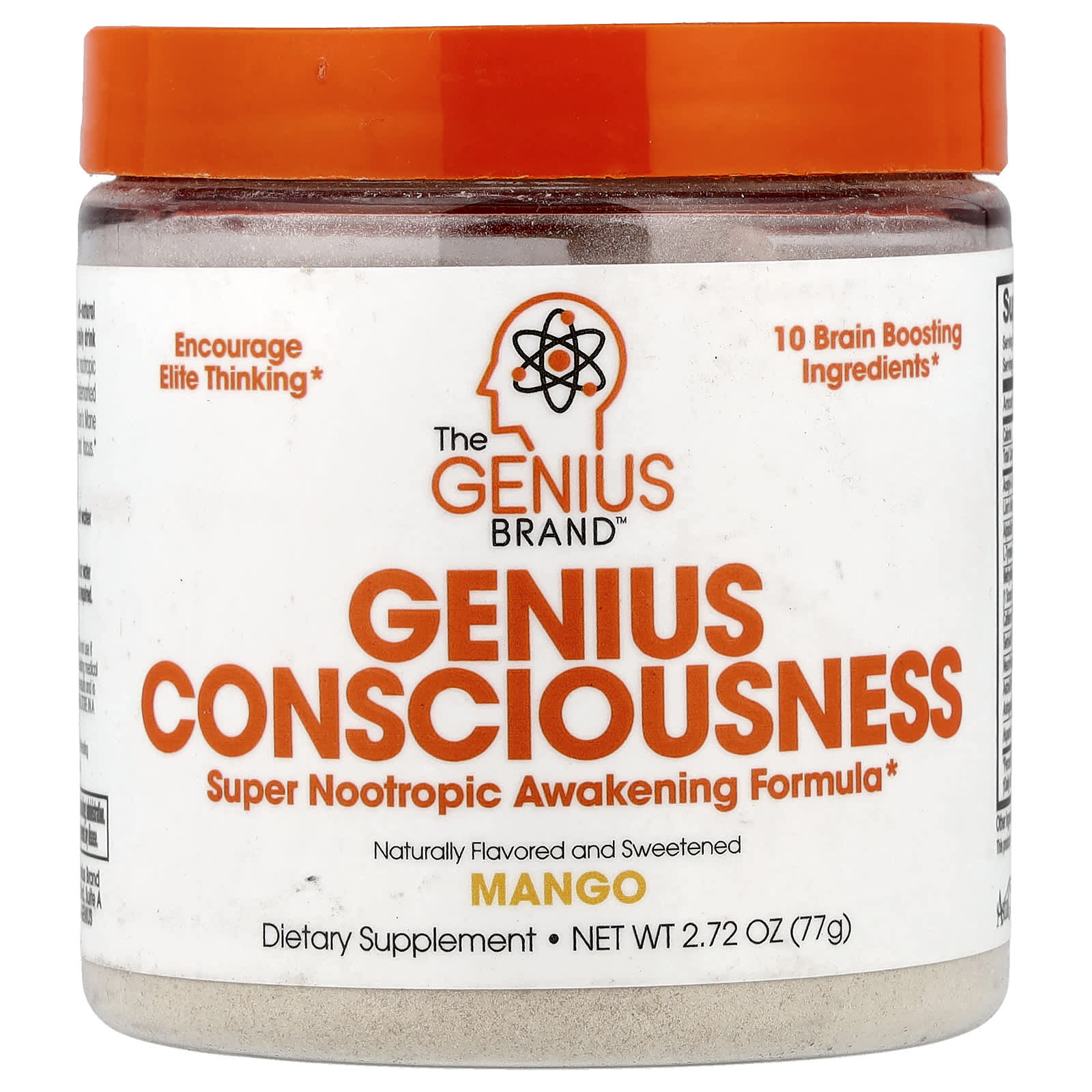 The Genius Brand, Genius Consciousness, Mango, 2.72 oz (77 g) - Image 1
