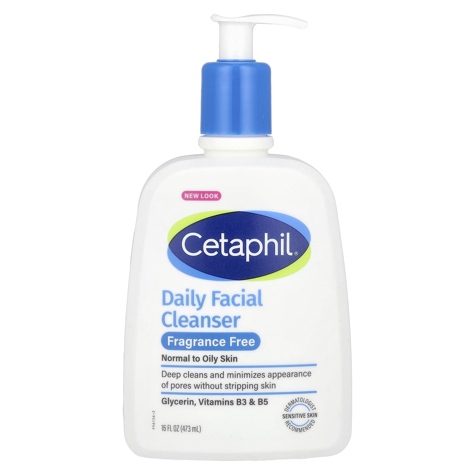 Cetaphil Daily Facial Cleanser, Fragrance Free, 16 fl oz - Image 1