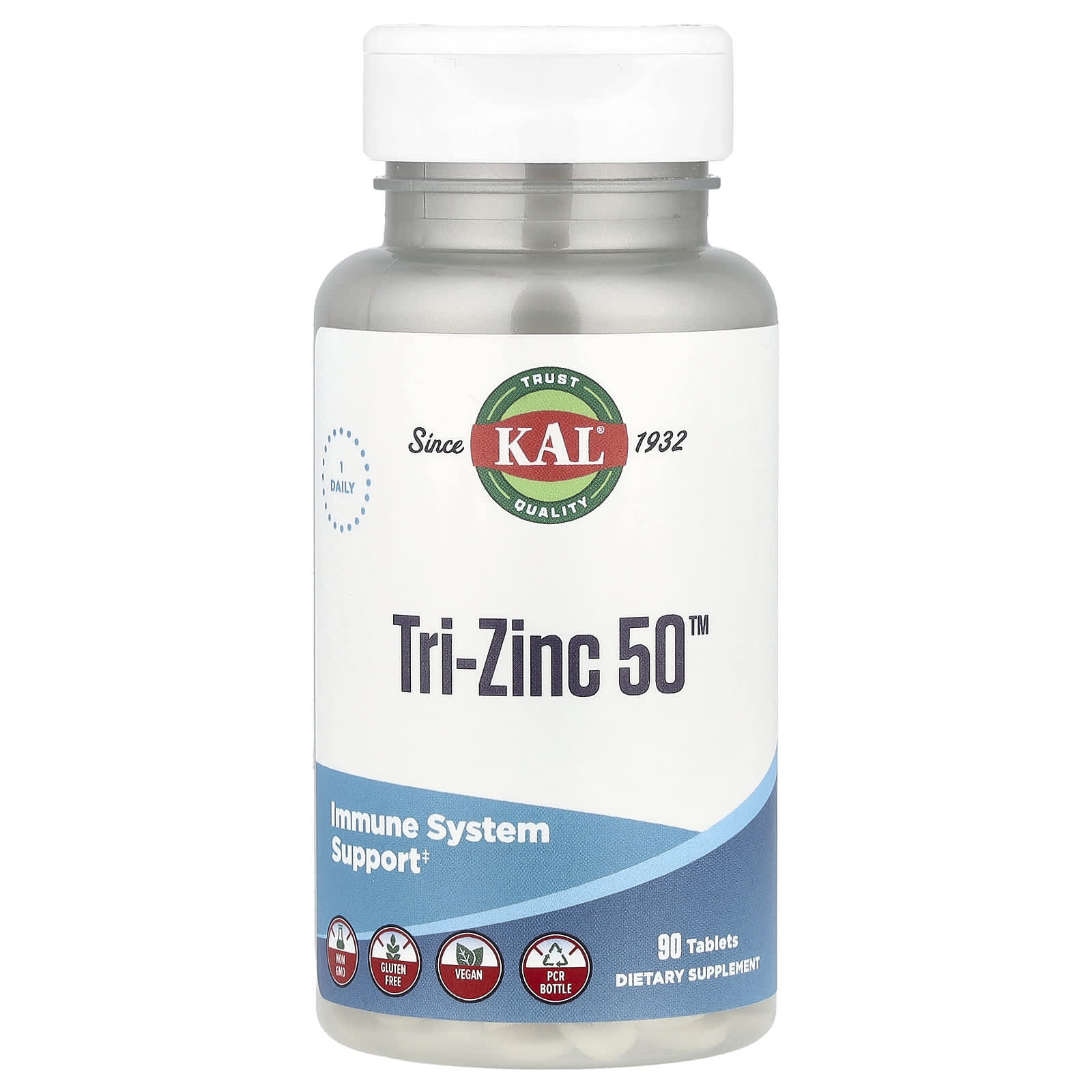 Tri-Zinc 50 with ActivTab Technology - Immune System Support - Image 1