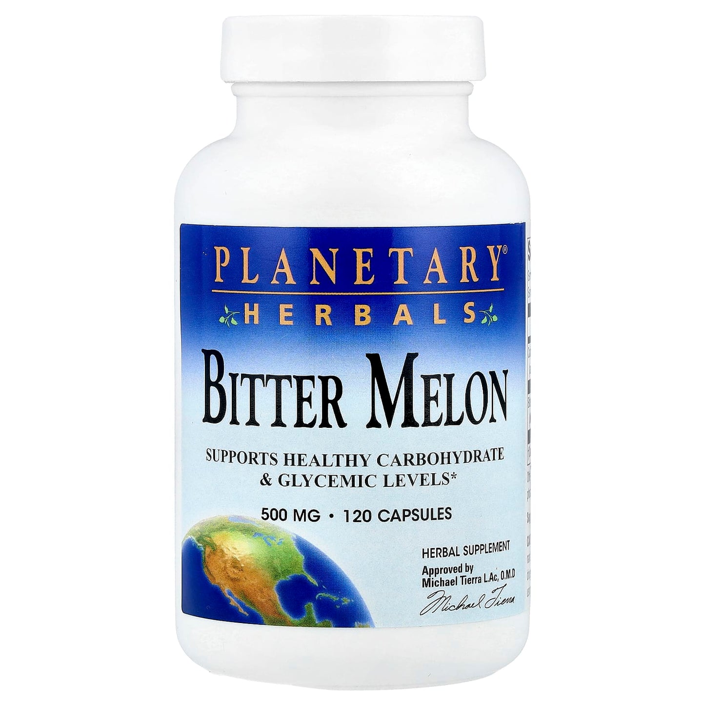 Planetary Herbals, Bitter Melon, 120 Capsules - Image 1
