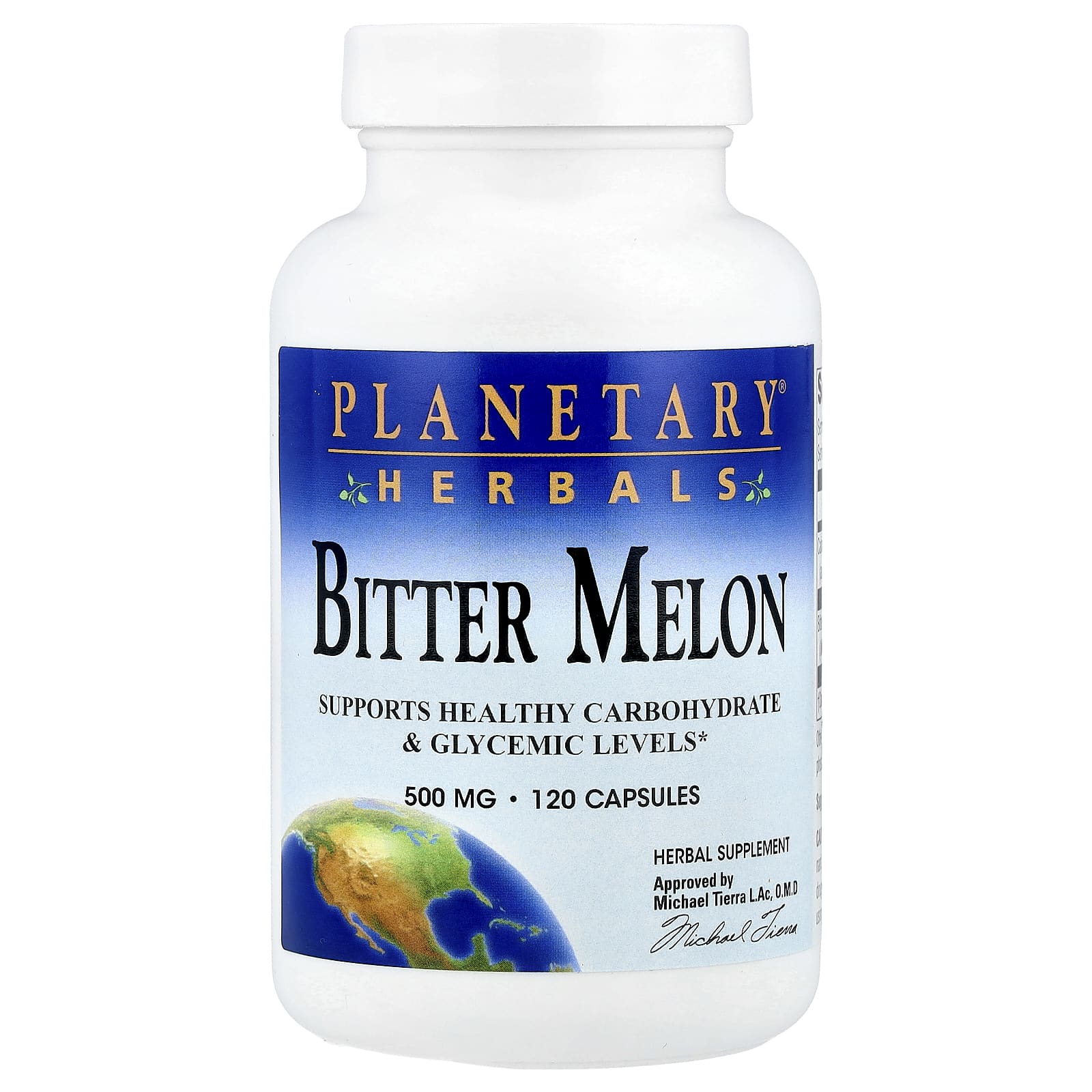 Planetary Herbals, Bitter Melon, 120 Capsules - Image 1