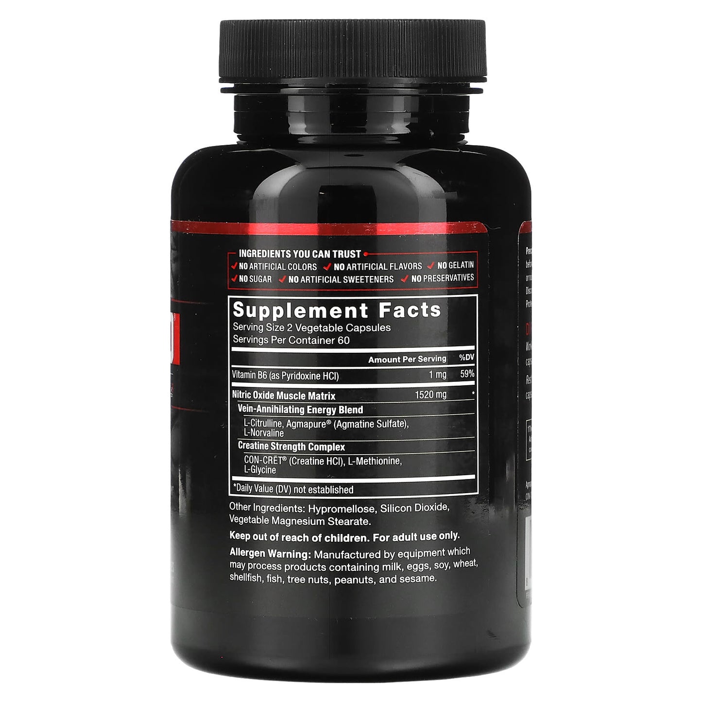 VolcaNO Explosive Nitric Oxide Booster by Force Factor - 120 Capsules - Image 2