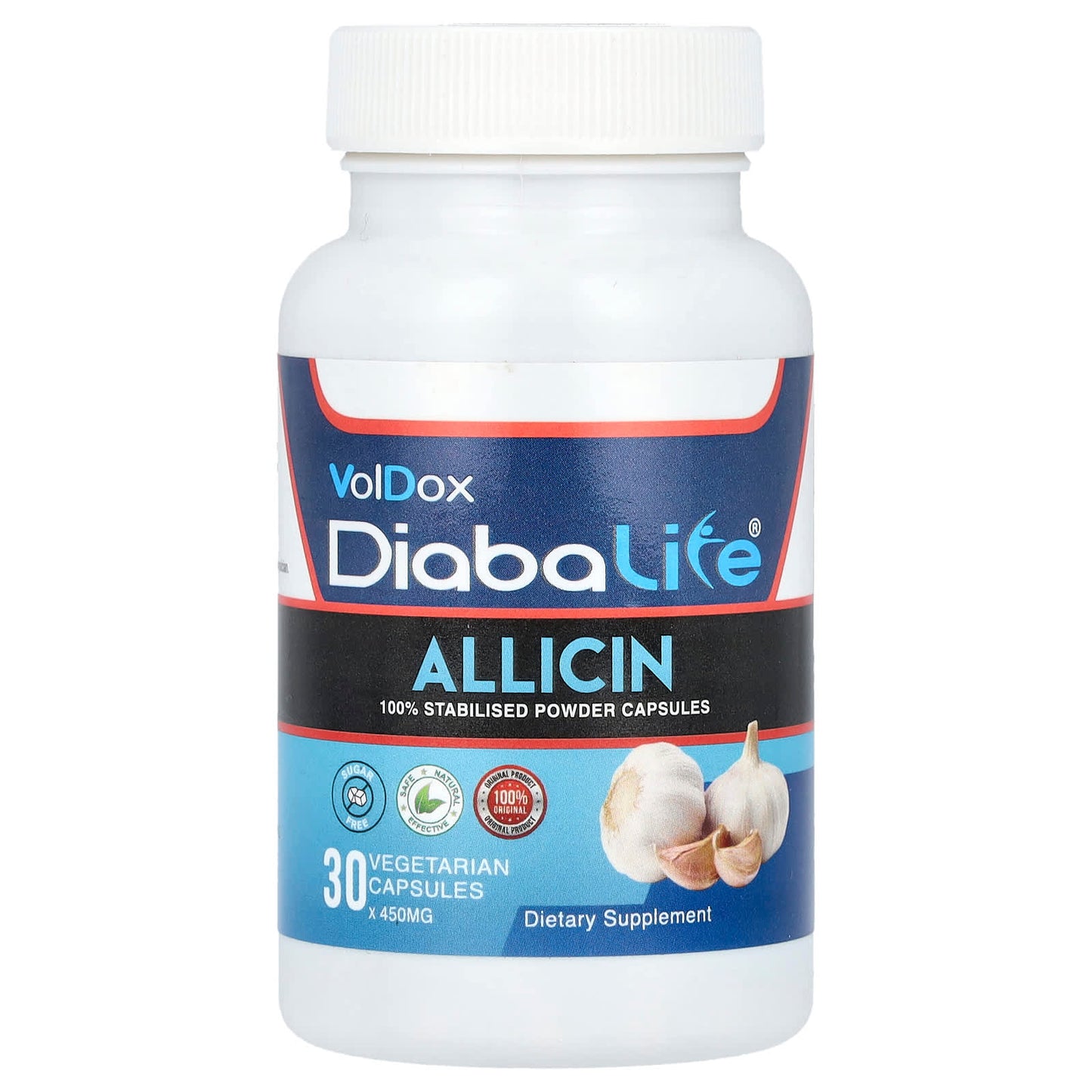 Allimax Diabalife 450mg Allicin Capsules for Blood Glucose Support - Image 1