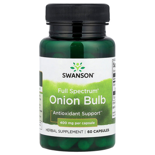 Swanson, Full Spectrum® Onion Bulb, 400 mg, 60 Capsules - Image 1