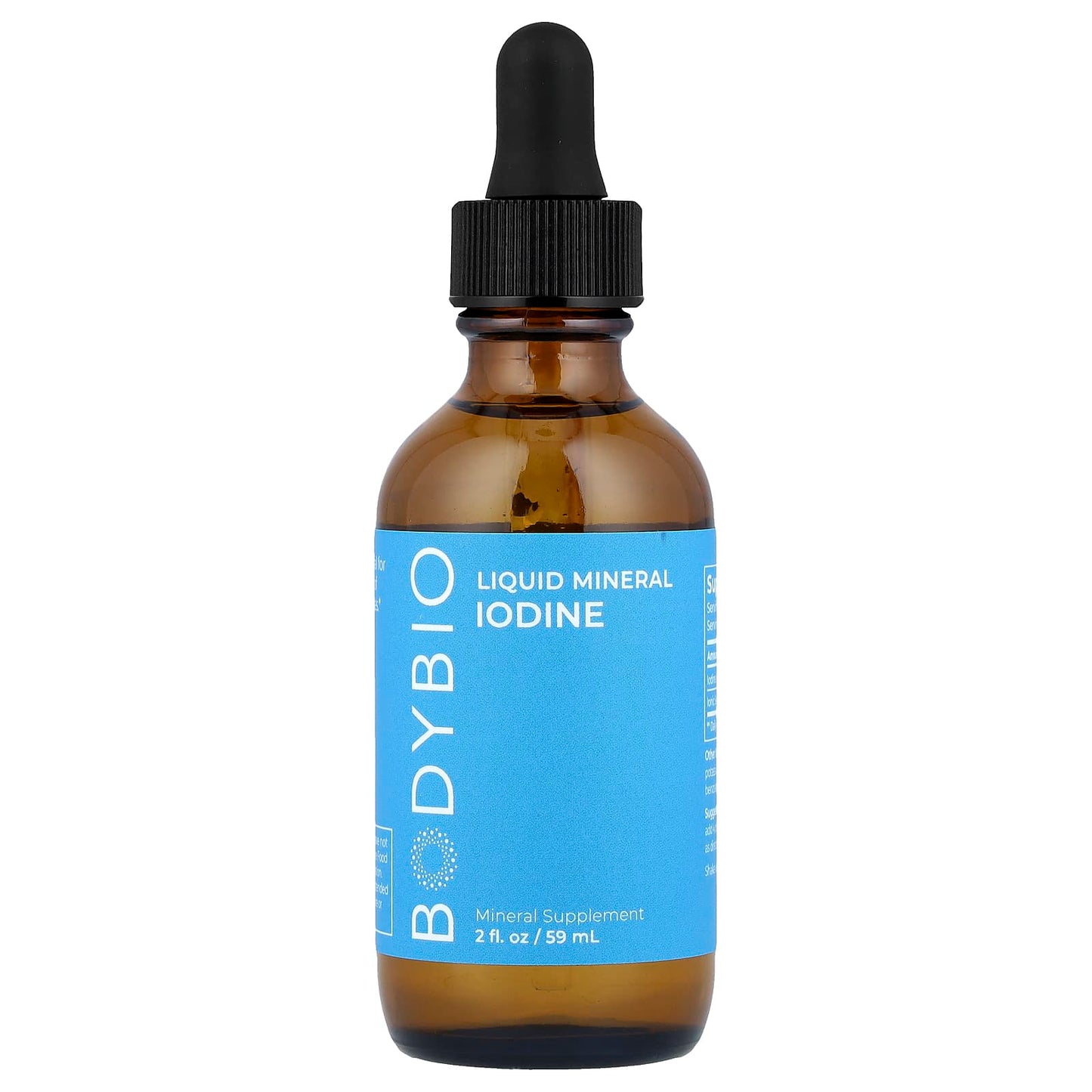 Boost Thyroid Health with BodyBio Iodine Liquid Mineral, 59ml - Image 1