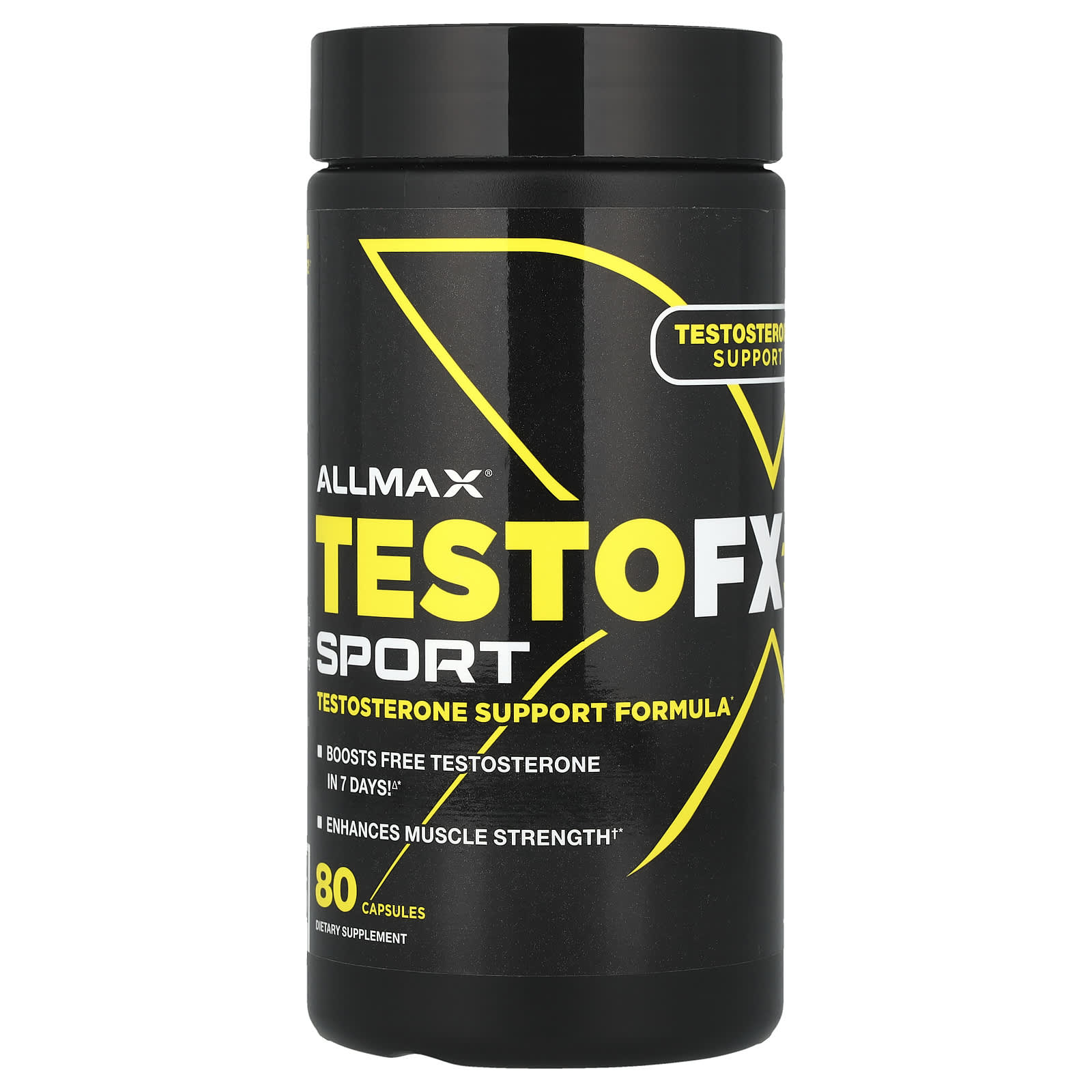 Boost Testosterone with ALLMAX TestoFX Sport, 80 Capsules - Image 1