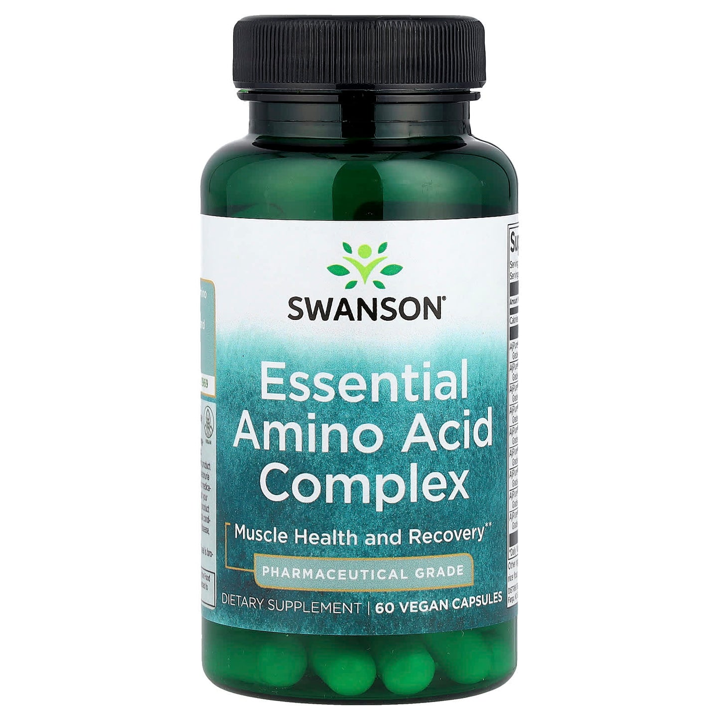 Swanson, Essential Amino Acid Complex, 60 Vegan Capsules - Image 1