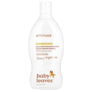 Natural Dishwashing Liquid for Babies - ATTITUDE Baby Leaves, 23.7 fl oz