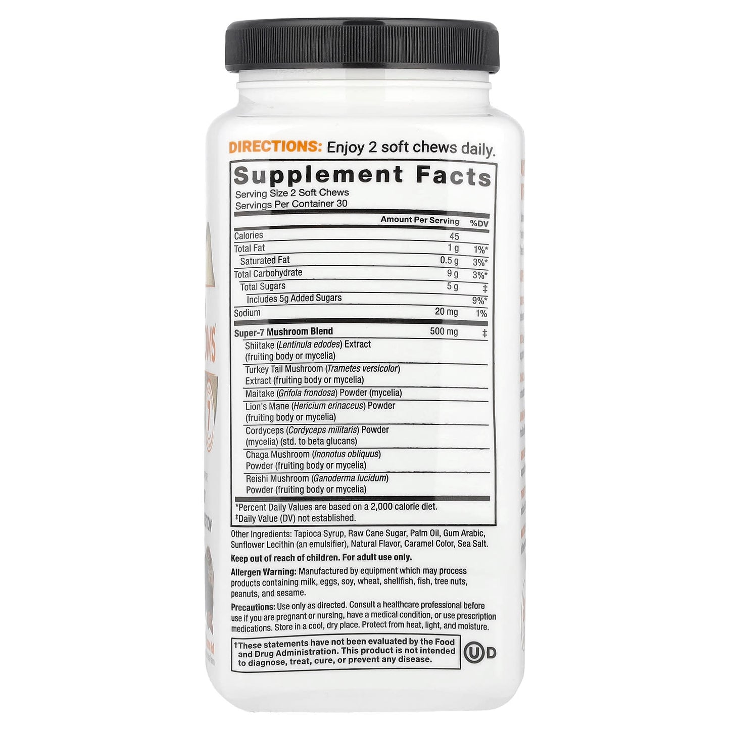 Force Factor Modern Mushrooms Cinnamon Roll Soft Chews for Energy & Immunity - Image 2