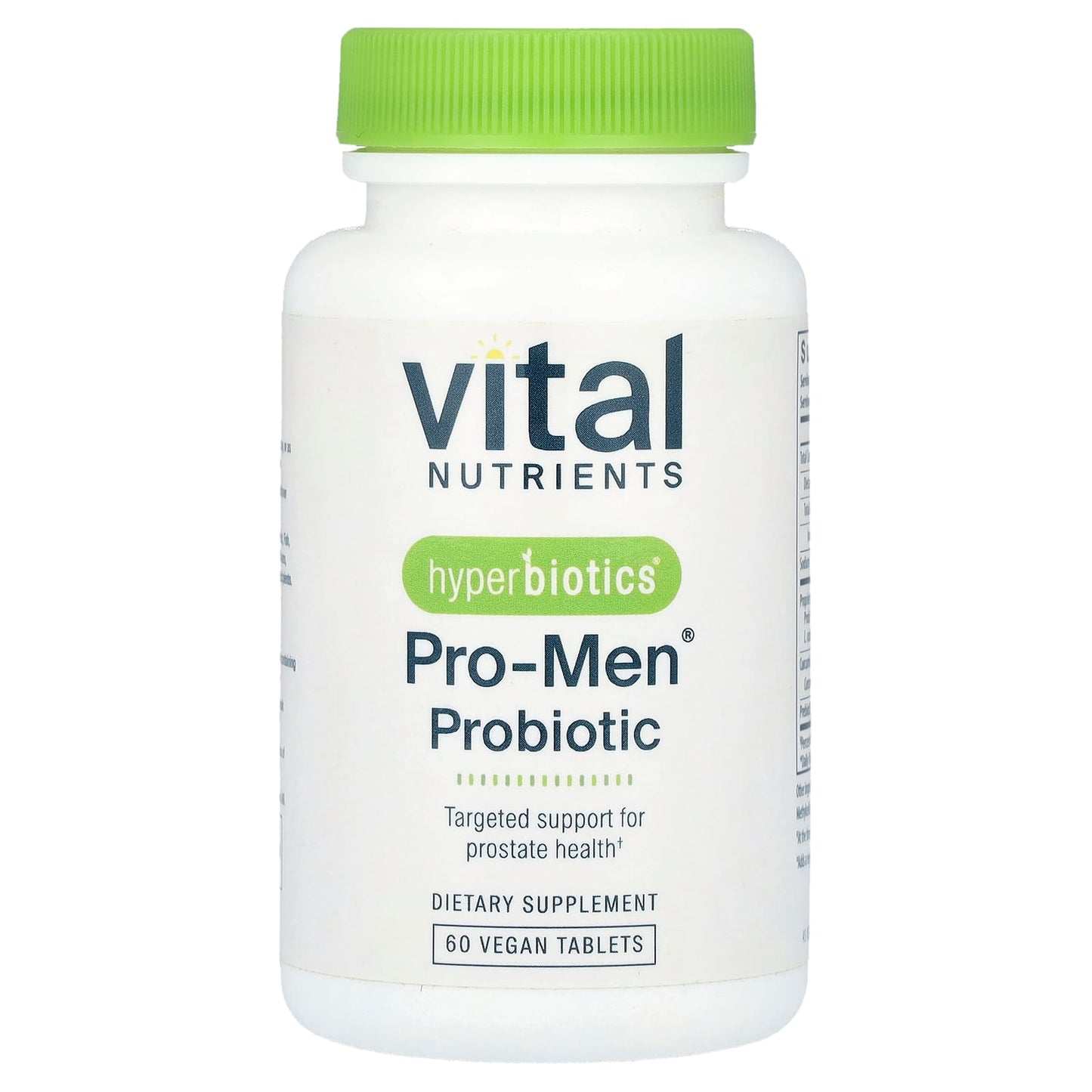 Vital Nutrients, Hyperbiotics®, Pro-Men® Probiotic, 60 Vegan Tablets - Image 1