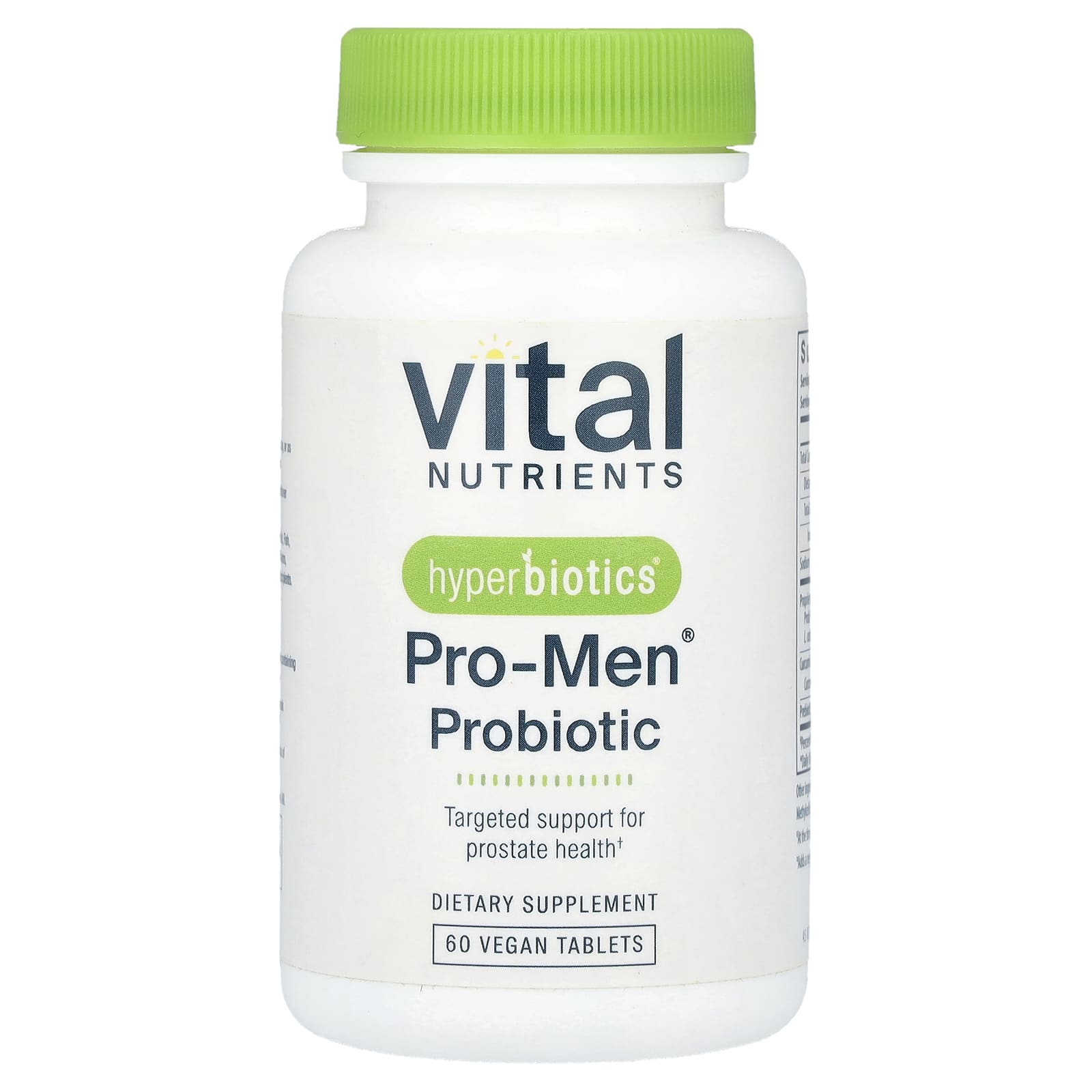 Vital Nutrients, Hyperbiotics®, Pro-Men® Probiotic, 60 Vegan Tablets - Image 1
