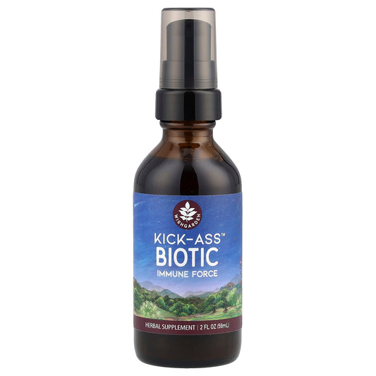 WishGarden Herbs, Kick-Ass™ Biotic, Immune Force, 2 fl oz (59 ml) - Image 1