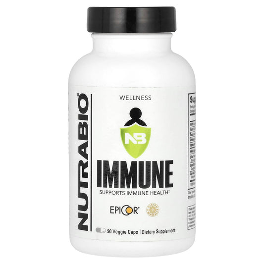 NutraBio, Immune, 90 Veggie Caps - Image 1