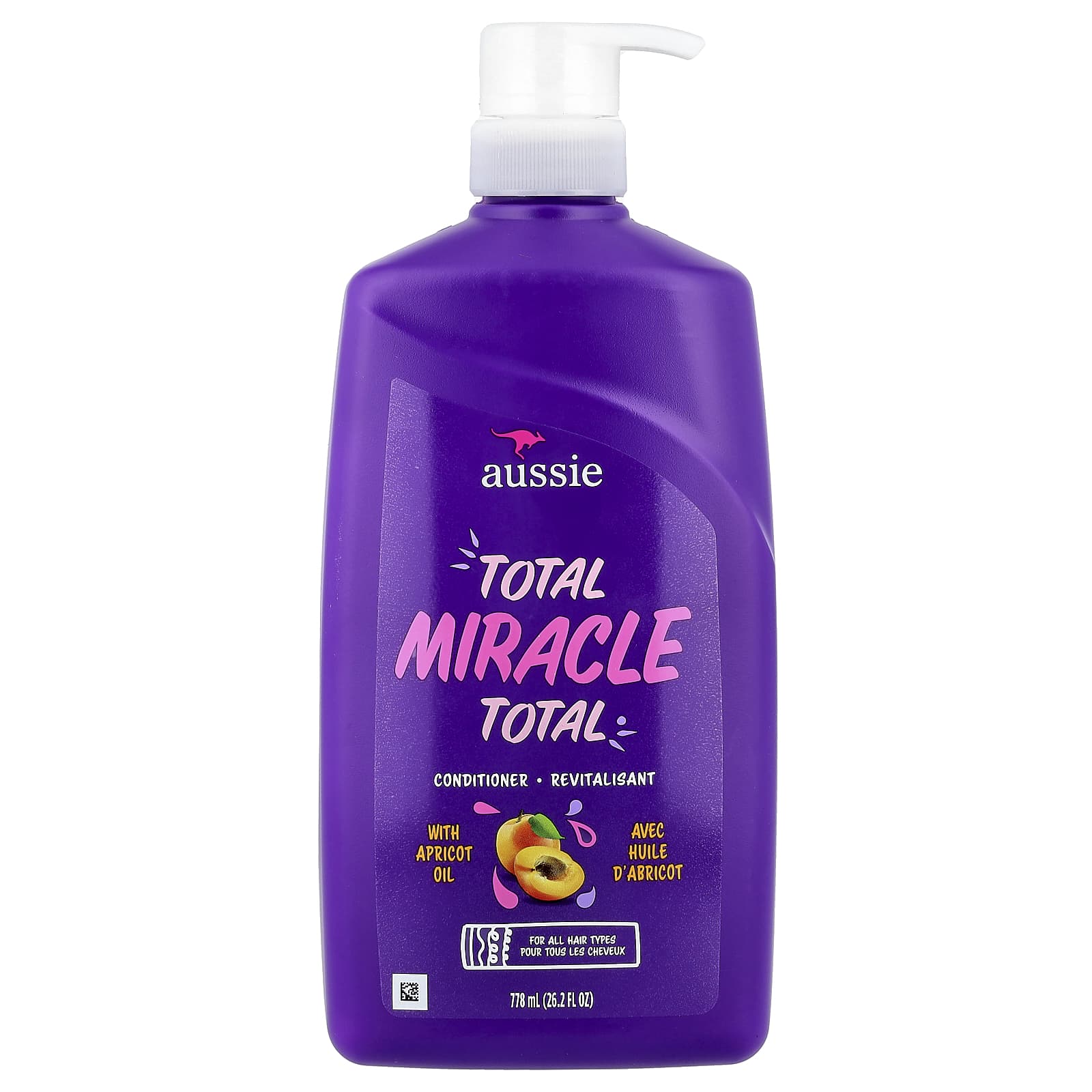 Aussie Total Miracle Conditioner, Hydrates & Nourishes Hair, 26.2 fl oz - Image 1