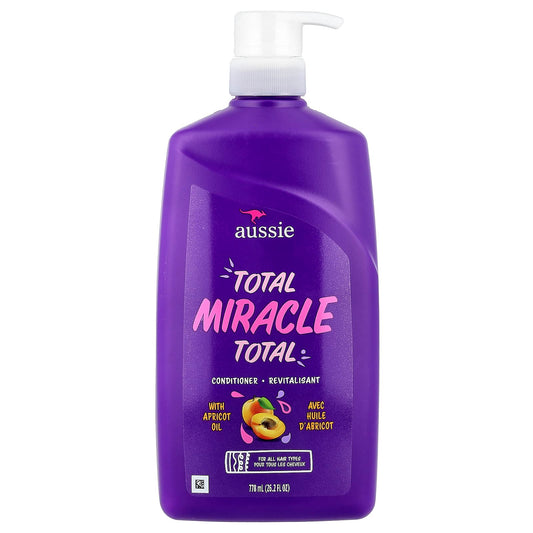 Aussie Total Miracle Conditioner, Hydrates & Nourishes Hair, 26.2 fl oz - Image 1