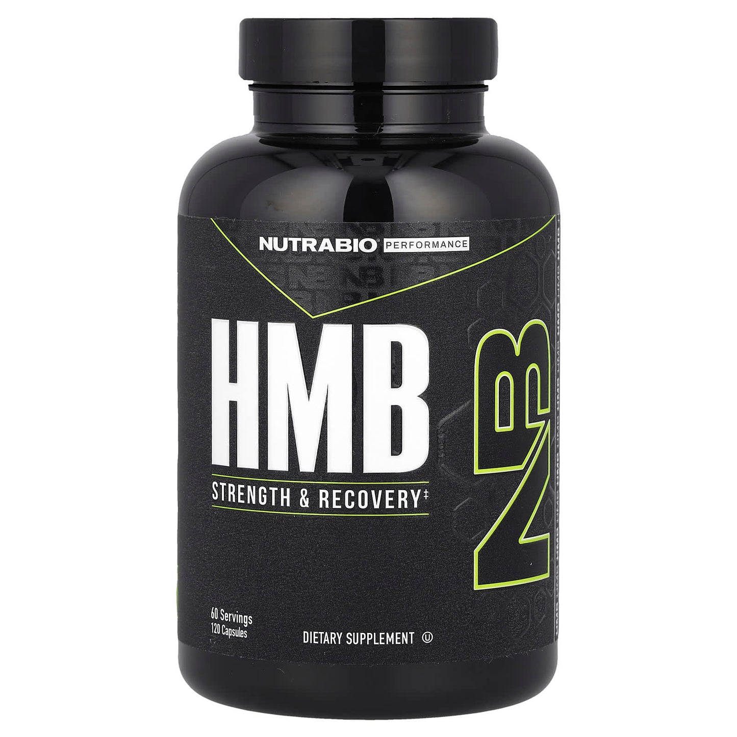 NutraBio, Performance, HMB, 120 Capsules (500 mg per Capsule) - Image 1