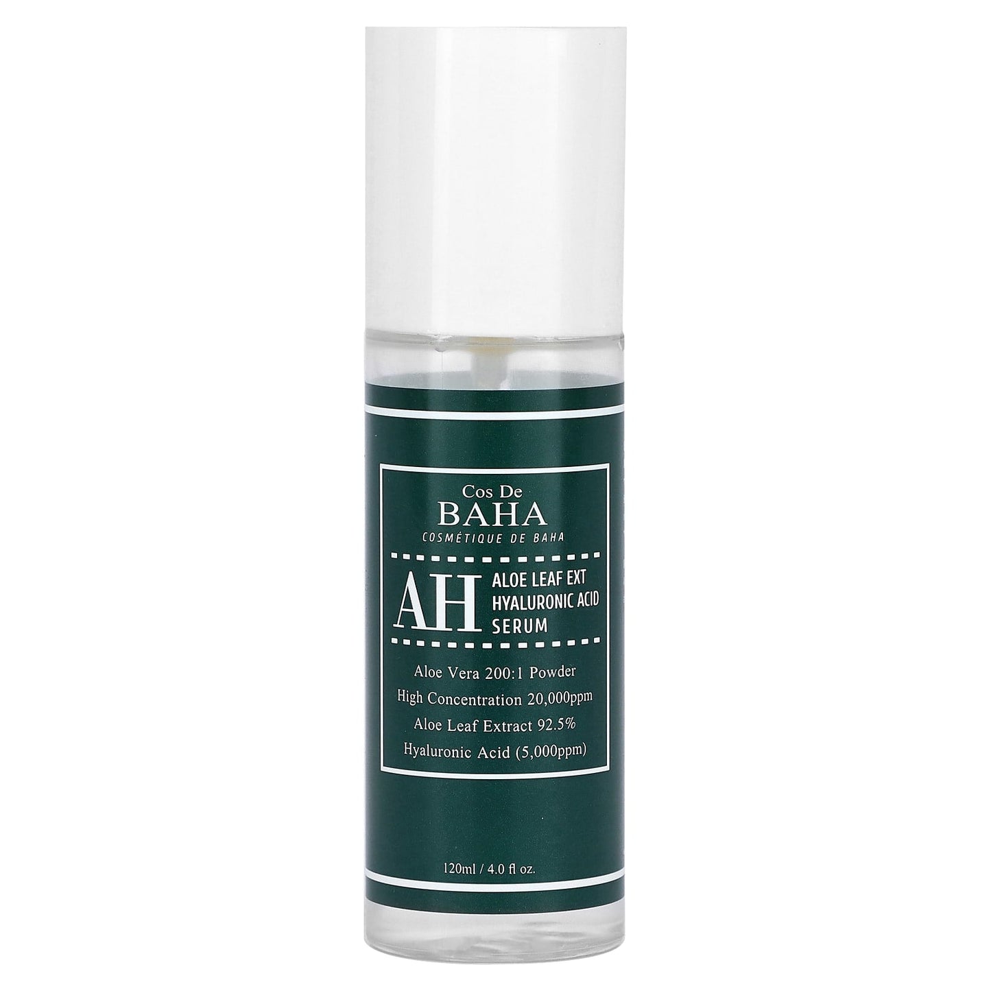 Cos De BAHA AH Aloe Leaf Extract Serum, 4 oz (120 ml) - Image 1