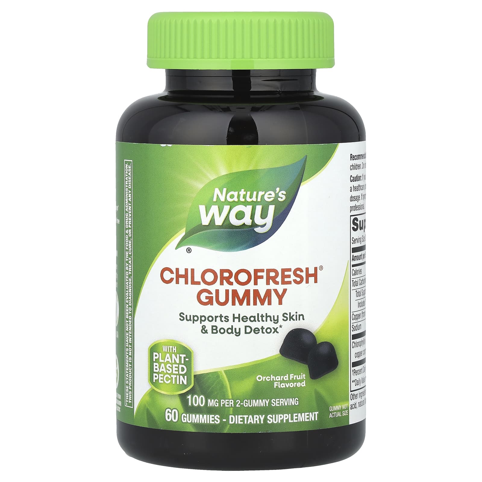 Nature's Way, Chlorofresh® Gummy, Orchard Fruit, 60 Gummies (50 mg per Gummy) - Image 1