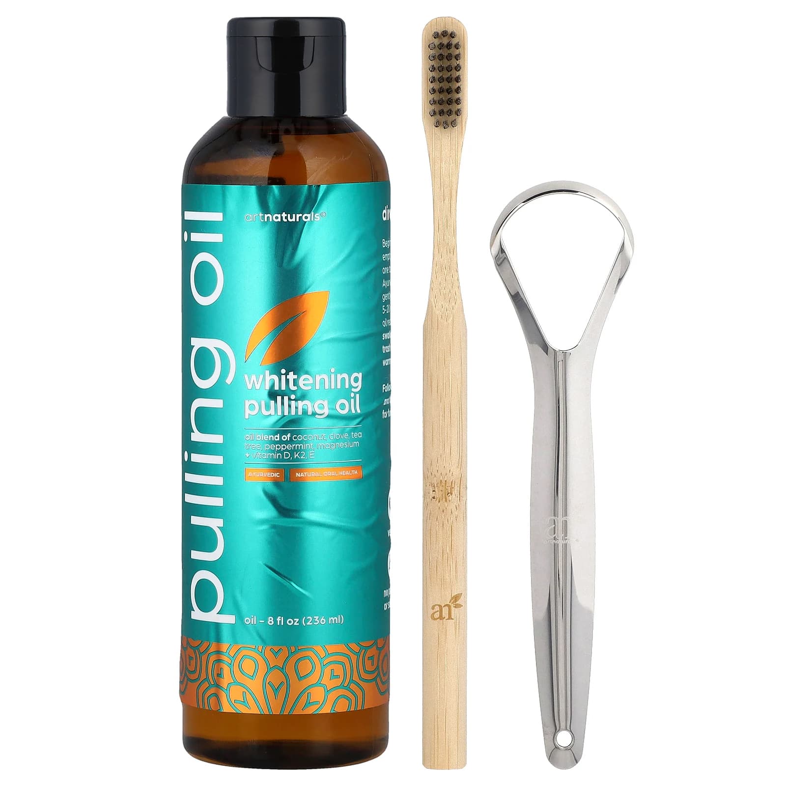 Natural Whitening Teeth Oil Kit for Healthy Gums - Image 1