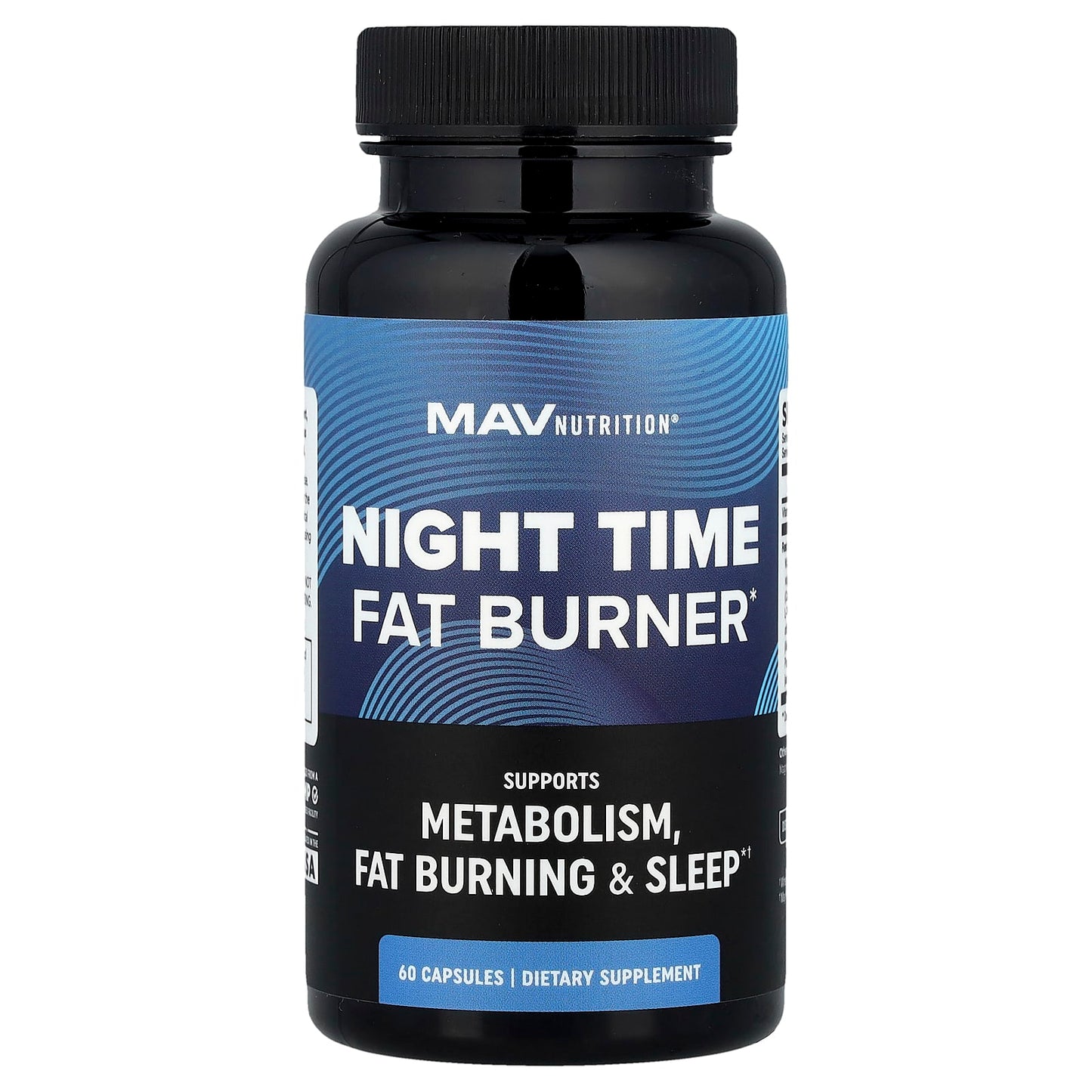 MAV Nutrition, Night Time Fat Burner , 60 Capsules - Image 1