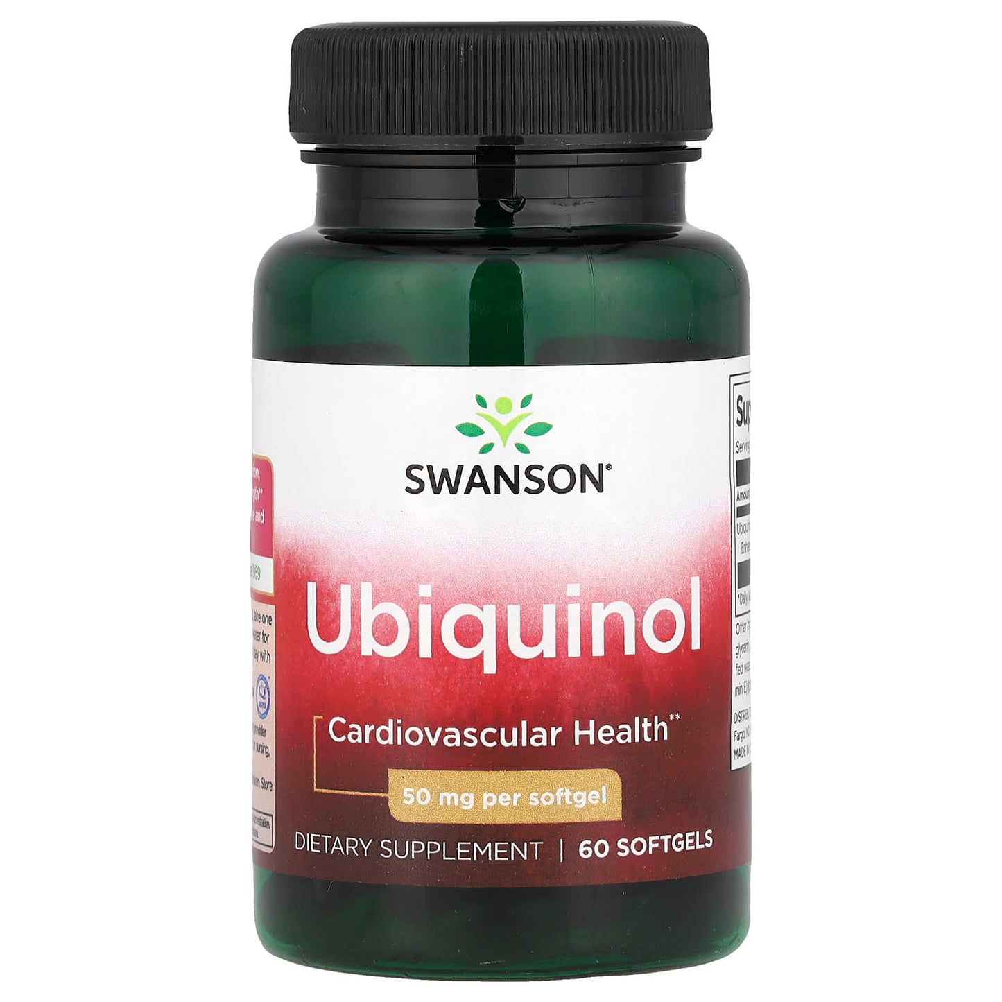Swanson, Ubiquinol, 50 mg, 60 Softgels - Image 1