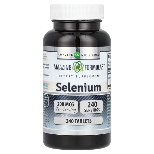 <strong>Amazing Nutrition Selenium Supplement 200mcg 240 Tablets | Natural Boost</strong> - Image 1