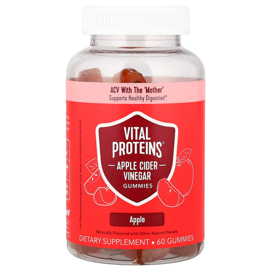Vital Proteins, Apple Cider Vinegar Gummies, Apple, 60 Gummies - Image 1