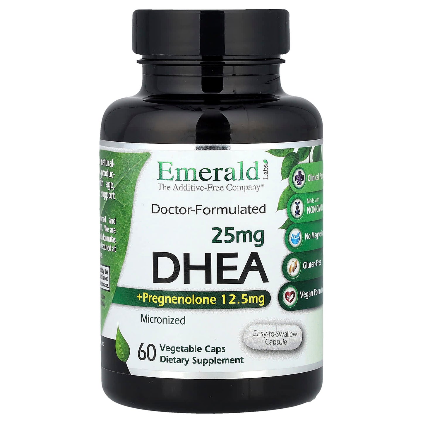 Emerald Laboratories DHEA + Pregnenolone Supplement for Youthful Hormone Balance - Image 1