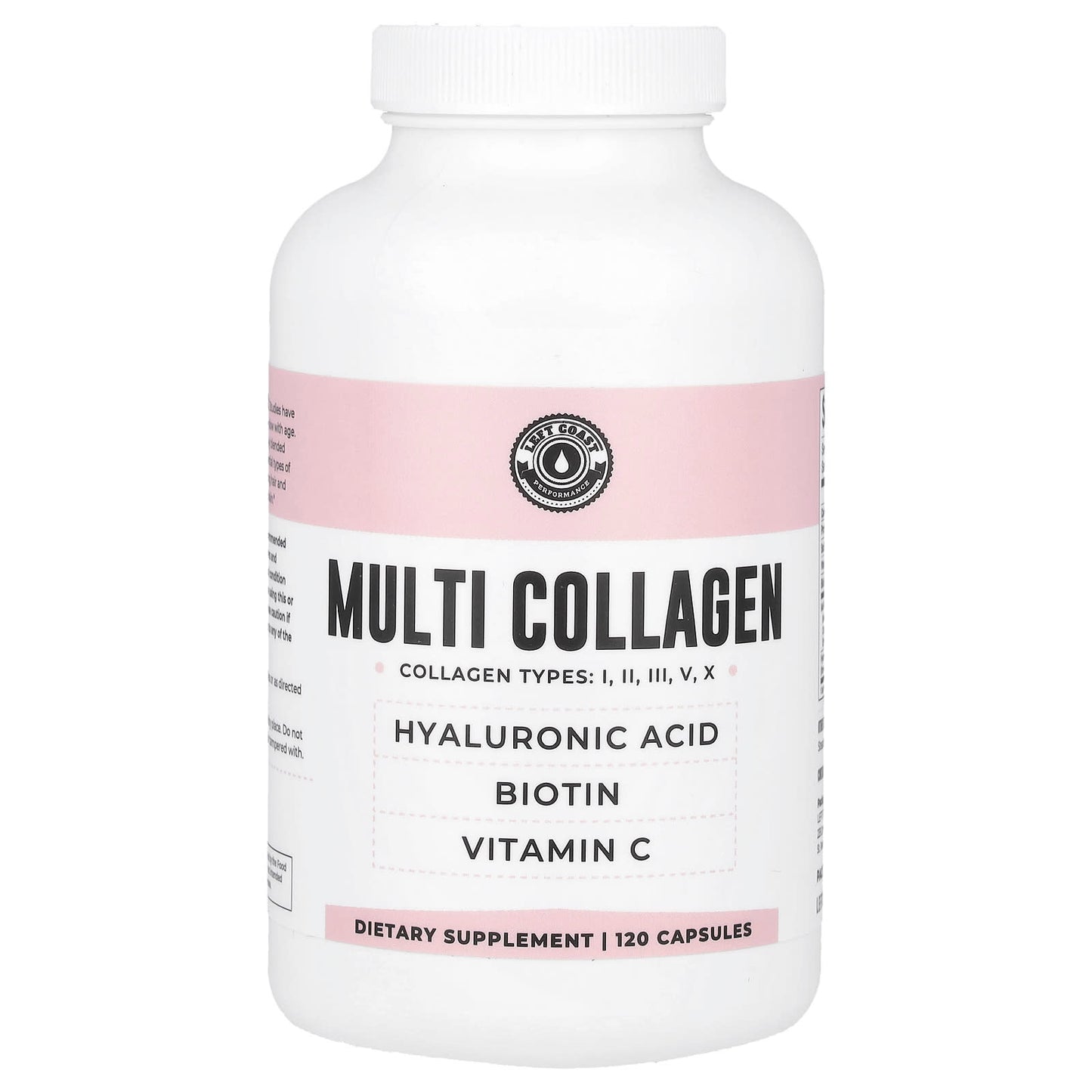 Left Coast Performance, Multi Collagen, 120 Capsules - Image 1