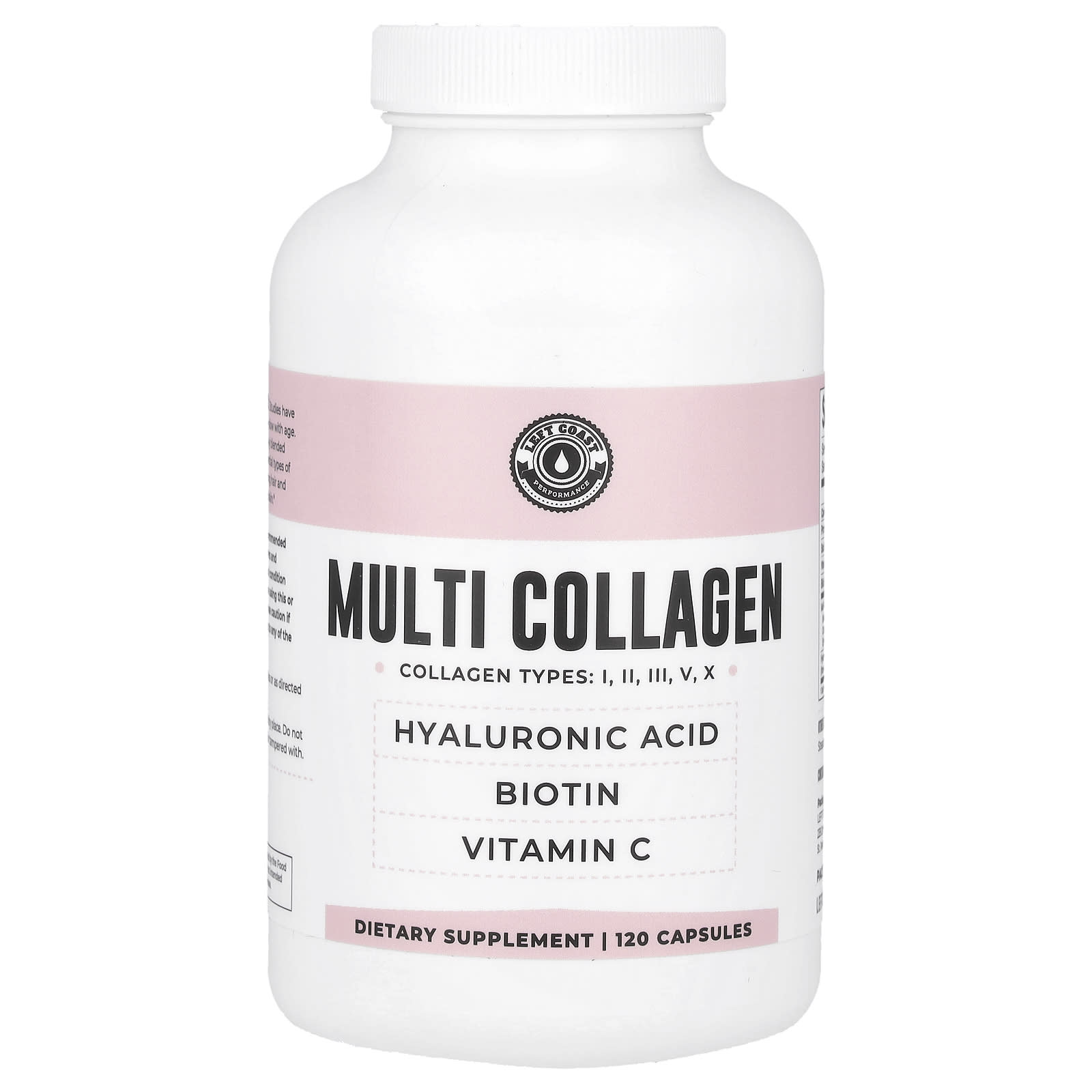 Left Coast Performance, Multi Collagen, 120 Capsules - Image 1