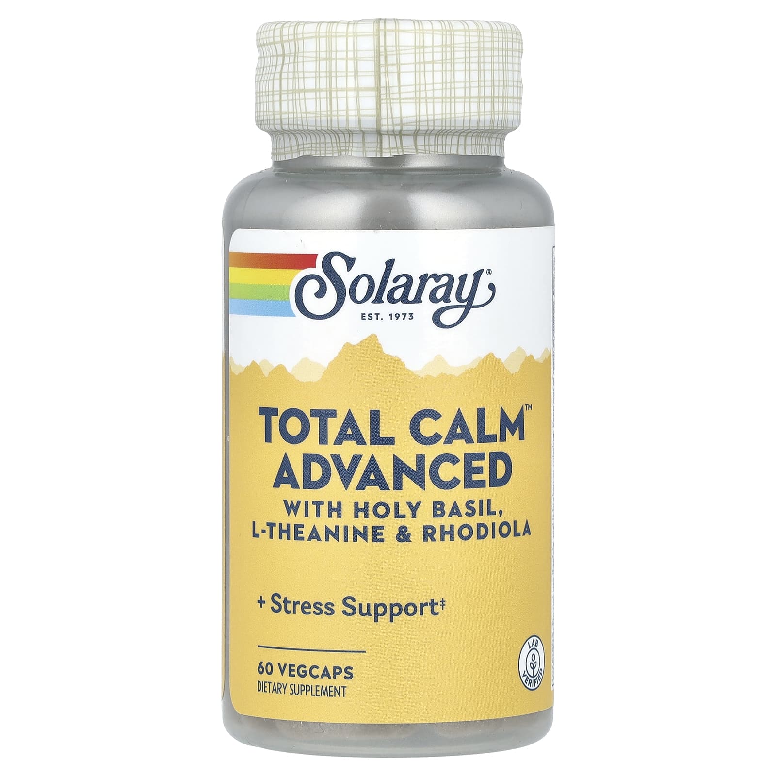 Solaray, Total Calm™ Advanced, 60 VegCaps - Image 1
