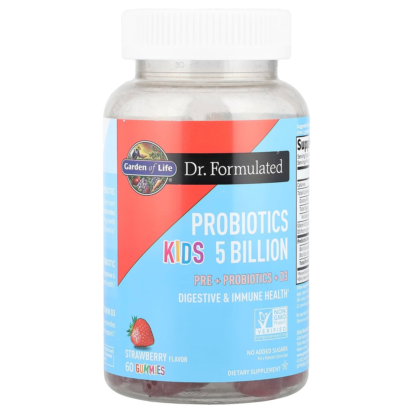 Garden of Life Kids Probiotics - Strawberry Gummies for Immunity - Image 1