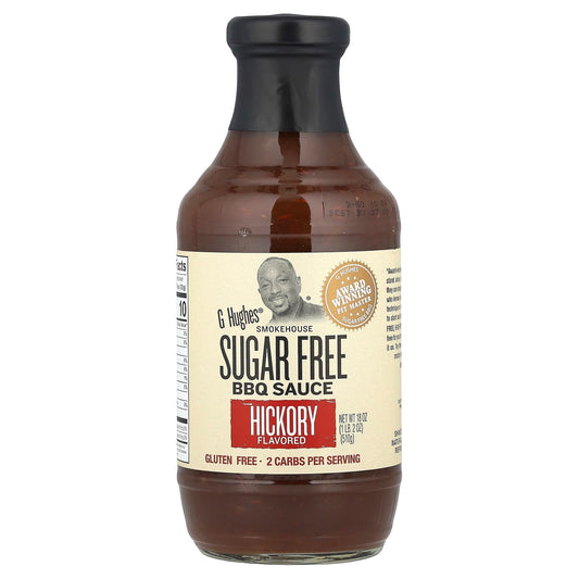 Sugar Free Hickory BBQ Sauce by G Hughes - Low Carb, Gluten Free - Image 1