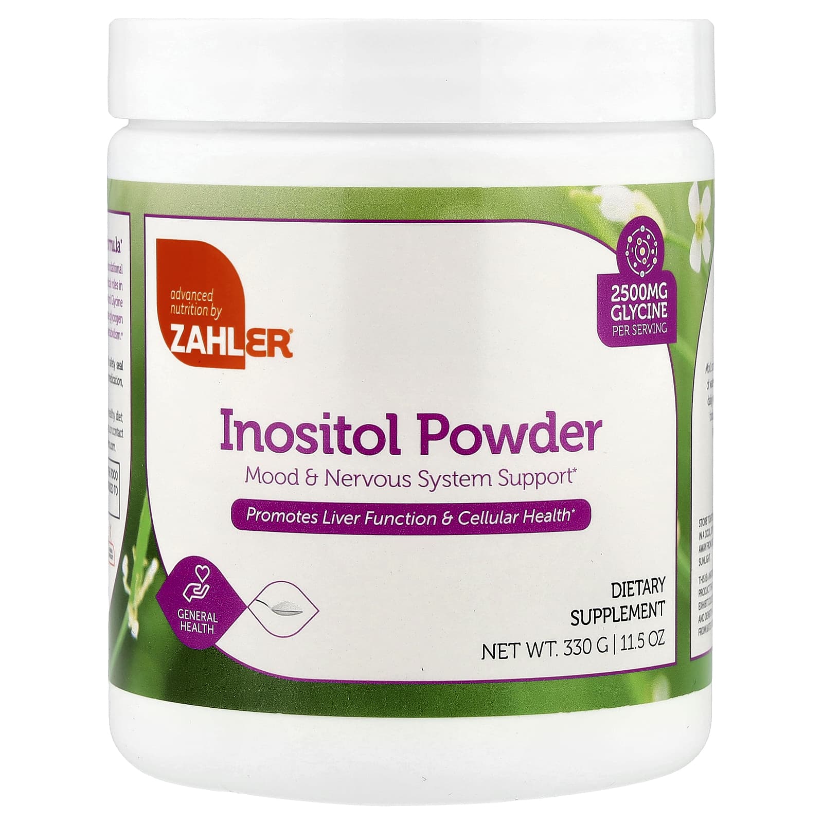 Zahler, Inositol Powder , 11.5 oz (330 g) - Image 1