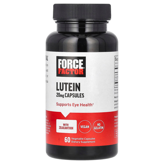 Lutein 20mg Eye Health Support with Zeaxanthin, 60 Capsules - Image 1