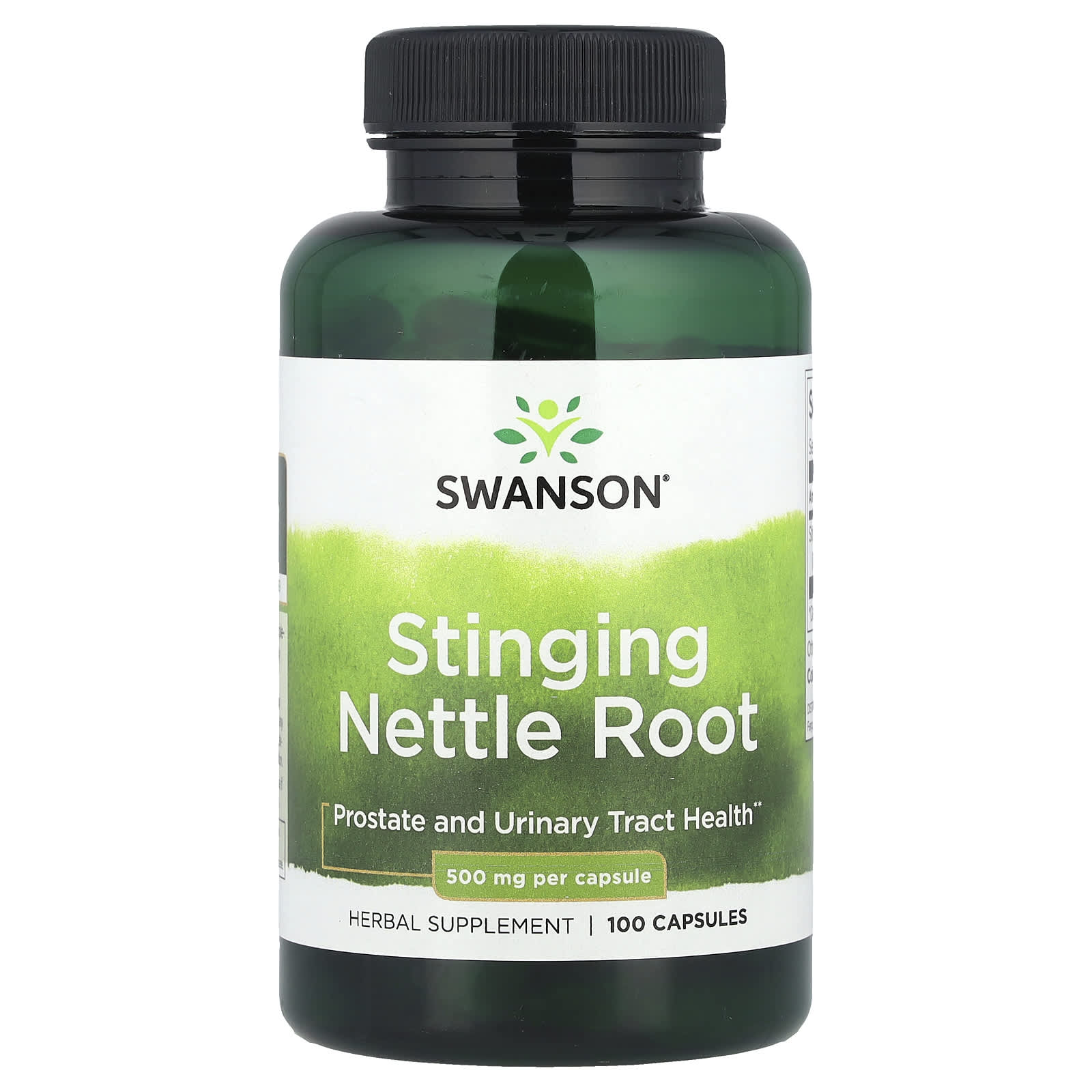 Swanson, Stinging Nettle Root, 500 mg, 100 Capsules - Image 1