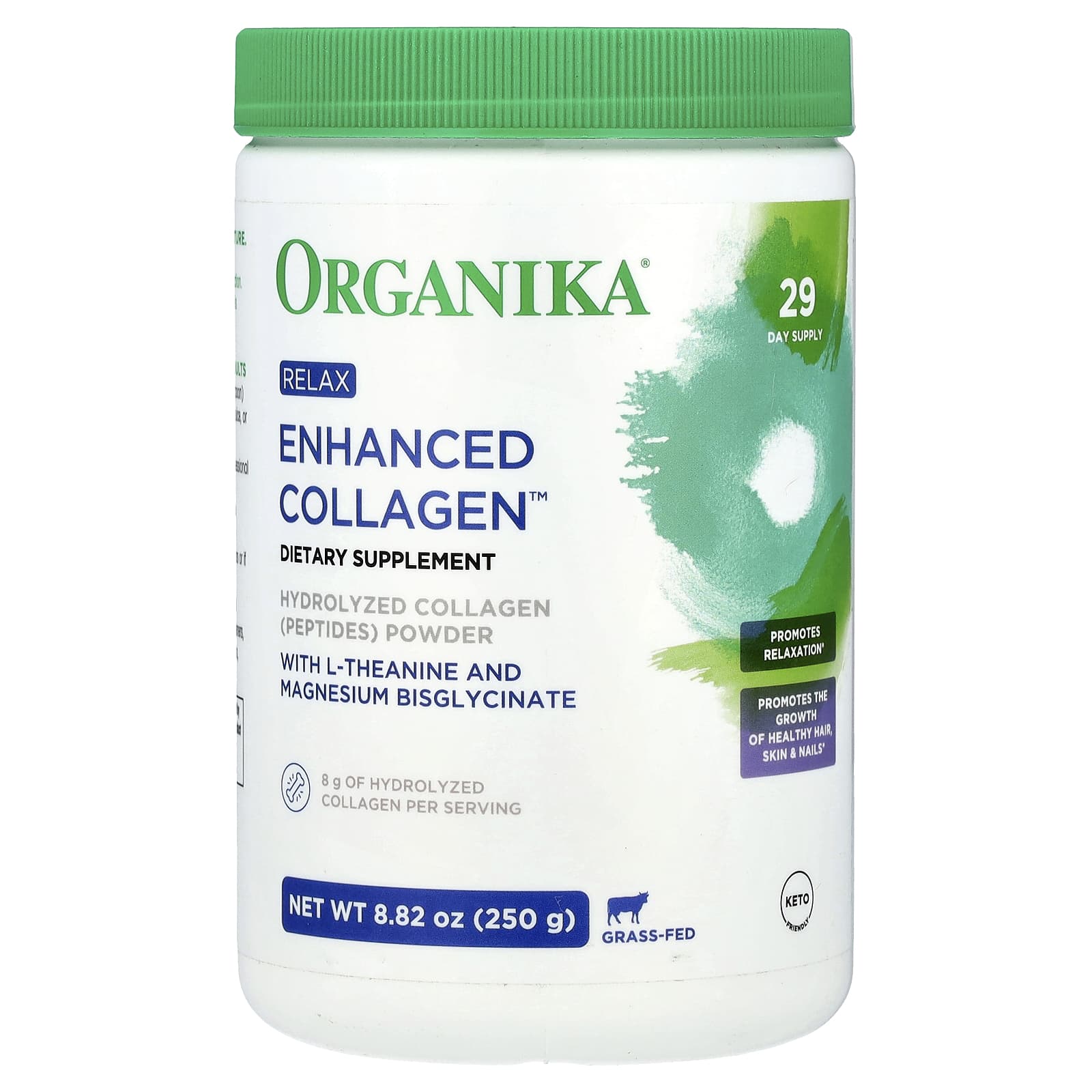 Organika, Enhanced Collagen™, Relax, 8.82 oz (250 g) - Image 1
